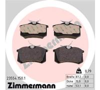 Pastiglie freno 23554.150.1 ZIMMERMANN per VW PEUGEOT SEAT RENAULT AUDI