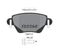 Textar Kit pastiglie freno posteriori Jaguar X-Type 2.1 V6 115KW 02>09 2355701