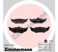 ZIMMERMANN 23561.170.1 Kit pastiglie freni
