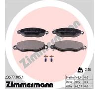 Pastiglie freno 23577.185.1 ZIMMERMANN per FORD TRANSIT Furgone TRANSIT Autobus