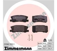 Pastiglie freno 23582.155.1 ZIMMERMANN per MITSUBISHI PEUGEOT CITROËN CADILLAC