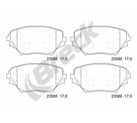 Pastiglie freno 23585 00 701 00 BRECK per TOYOTA RAV 4 II