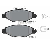 Textar Set di pastiglie freno 2359703 anteriore