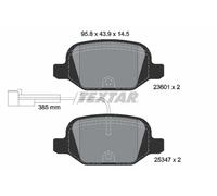 TEXTAR 2360104 Kit pastiglie freni
