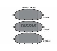 Pastiglie freno 2361101 TEXTAR per NISSAN PATROL GR V Wagon