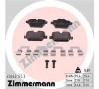 ZIMMERMANN 23623.170.3 Kit pastiglie freni