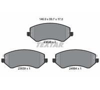 Pastiglie freno 2363801 TEXTAR per JEEP CHRYSLER DODGE
