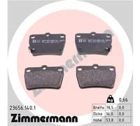 ZIMMERMANN 23656.140.1 Kit pastiglie freni
