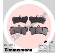 ZIMMERMANN 23693.165.1 Kit pastiglie freni