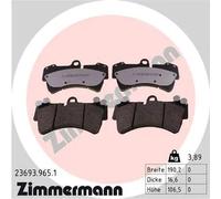 ZIMMERMANN 23693.965.1 Kit pastiglie freni
