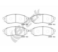 Pastiglie freno 23698 00 701 00 BRECK per NISSAN INFINITI RENAULT