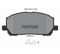 TEXTAR 2370301 Kit pastiglie freni