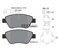 Pastiglie freno 2370601 TEXTAR per ALFA ROMEO PEUGEOT FIAT CITROËN