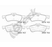 BRECK 23716 00 704 00 Kit pastiglie freni