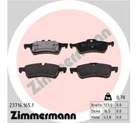 ZIMMERMANN 23716.165.1 Kit pastiglie freni