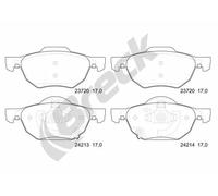 Pastiglie freno 23720 00 701 10 BRECK per HONDA ACCORD VII Tourer ACCORD VII