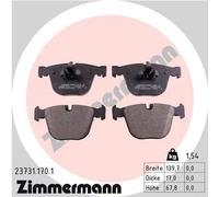 Pastiglie freno 23731.170.1 ZIMMERMANN per BMW 6 Cabriolet 7 5 Gran Turismo