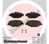 ZIMMERMANN 23743.200.1 Kit pastiglie freni