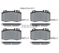 Pastiglie freno 2374502 TEXTAR per MERCEDES-BENZ CLASSE S CLASSE C CLASSE E CLK