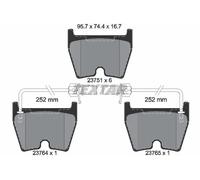 TEXTAR 2375101 Kit pastiglie freni