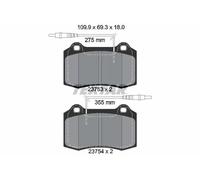 Pastiglie freno 2375301 TEXTAR per PEUGEOT 406 Coupé