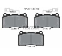 2375603 Kit pastiglie freno ant. Alfa Romeo Giulietta (MARCA TEXTAR)..