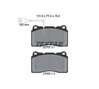 Textar Kit pastiglie freno 2375701 anteriore a disco