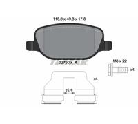 2376001 Kit pastiglie freno, Freno a disco posteriore (MARCA-TEXTAR)..