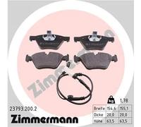 ZIMMERMANN Kit pastiglie freni 23793.200.2 – freno a disco, anteriore, 1 sensore, per BMW