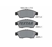 TEXTAR 2381701 Kit pastiglie freni