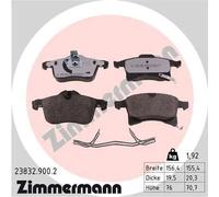 ZIMMERMANN 23832.900.2 Kit pastiglie freni