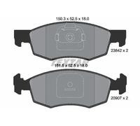2384201 Kit pastiglie freno, Freno a disco anteriore (MARCA-TEXTAR)..