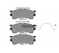 Pastiglie freno 2384504 TEXTAR per MAZDA FORD USA