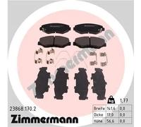 ZIMMERMANN 23868.170.2 Kit pastiglie freni