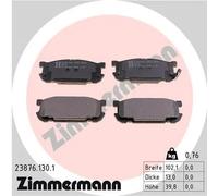 ZIMMERMANN 23876.130.1 Kit pastiglie freni