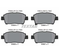 RIDEX Kit pastiglie freni Anteriore per TOYOTA Yaris Schrägheck (P1)