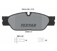 TEXTAR Kit pastiglie freni