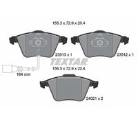 Textar 2391301 Kit Pastiglie Freno Disco Frontale per VW Golf VI Seat Leon Audi