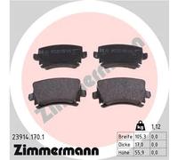 Pastiglie freno 23914.170.1 ZIMMERMANN per VW SKODA AUDI SEAT