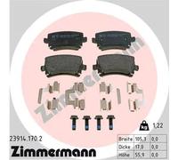 Pastiglie freno 23914.170.2 ZIMMERMANN per VW SKODA AUDI SEAT