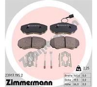 Pastiglie freno 23917.195.2 ZIMMERMANN per PEUGEOT FIAT CITROËN