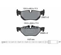 Textar Set pastiglie freno 2392707 posteriori