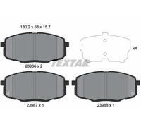 Pastiglie freno 2396601 TEXTAR per KIA HYUNDAI