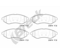 Pastiglie freno 23974 00 702 00 BRECK per DAEWOO CHEVROLET