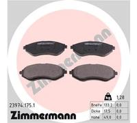 ZIMMERMANN 23974.175.1 Kit pastiglie freni