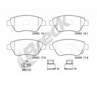 Pastiglie freno 23982 00 702 10 BRECK per OPEL CORSA D Furgone/hatchback CORSA D