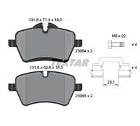 Textar 2398404 Kit pastiglie, Freno a Disco