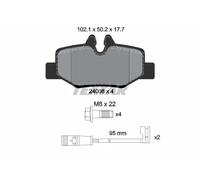 TEXTAR 2400801 Kit pastiglie freni