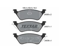 Textar 2403601 Kit Pastiglie Freno Freni a Disco Posteriore per Chrysler Dodge
