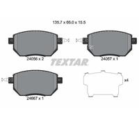 Pastiglie freno 2405601 TEXTAR per INFINITI NISSAN